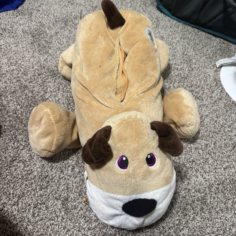 Dog Stuffie!  One call out on the back.